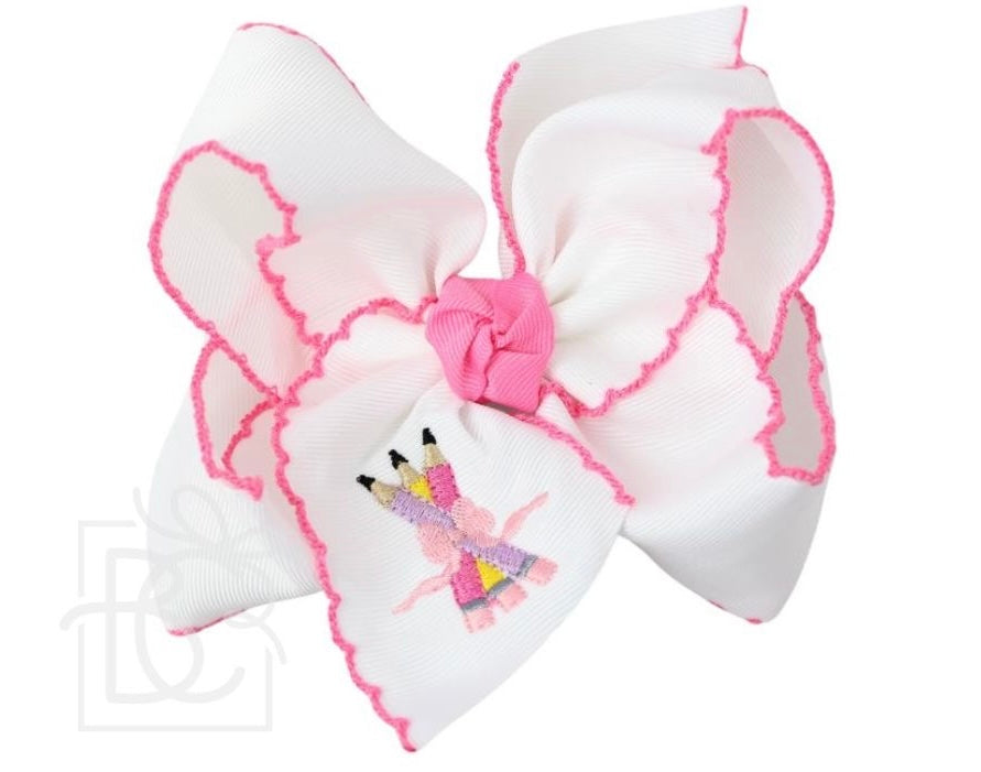 Pencil Back To School Bow