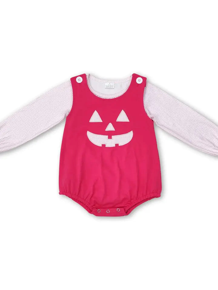 Jack o'lantern pink bubble