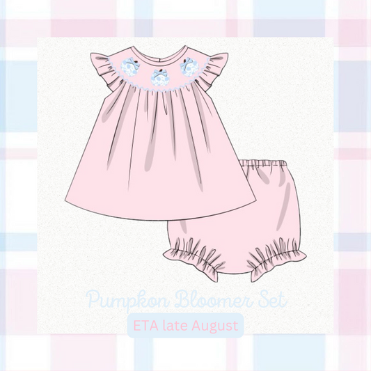*PRE ORDER* Pink and Blue pumpkin set