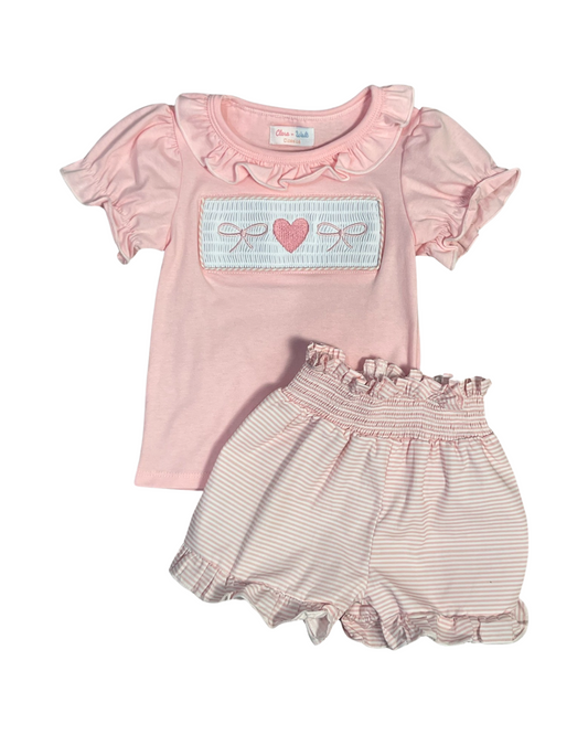 Bow Smocked Set